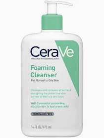Sữa Rửa Mặt CeraVe Sạch Sâu Cho Da Thường Đến Da Dầu 473ml