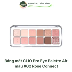 Bảng mắt CLIO Pro Eye Palette Air màu #02 Rose Connect - Moonchic